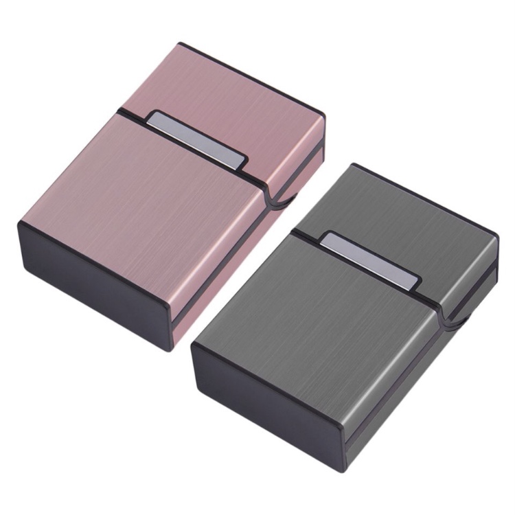 Pocket Cigg Box Aluminum Case Holder For Smokers