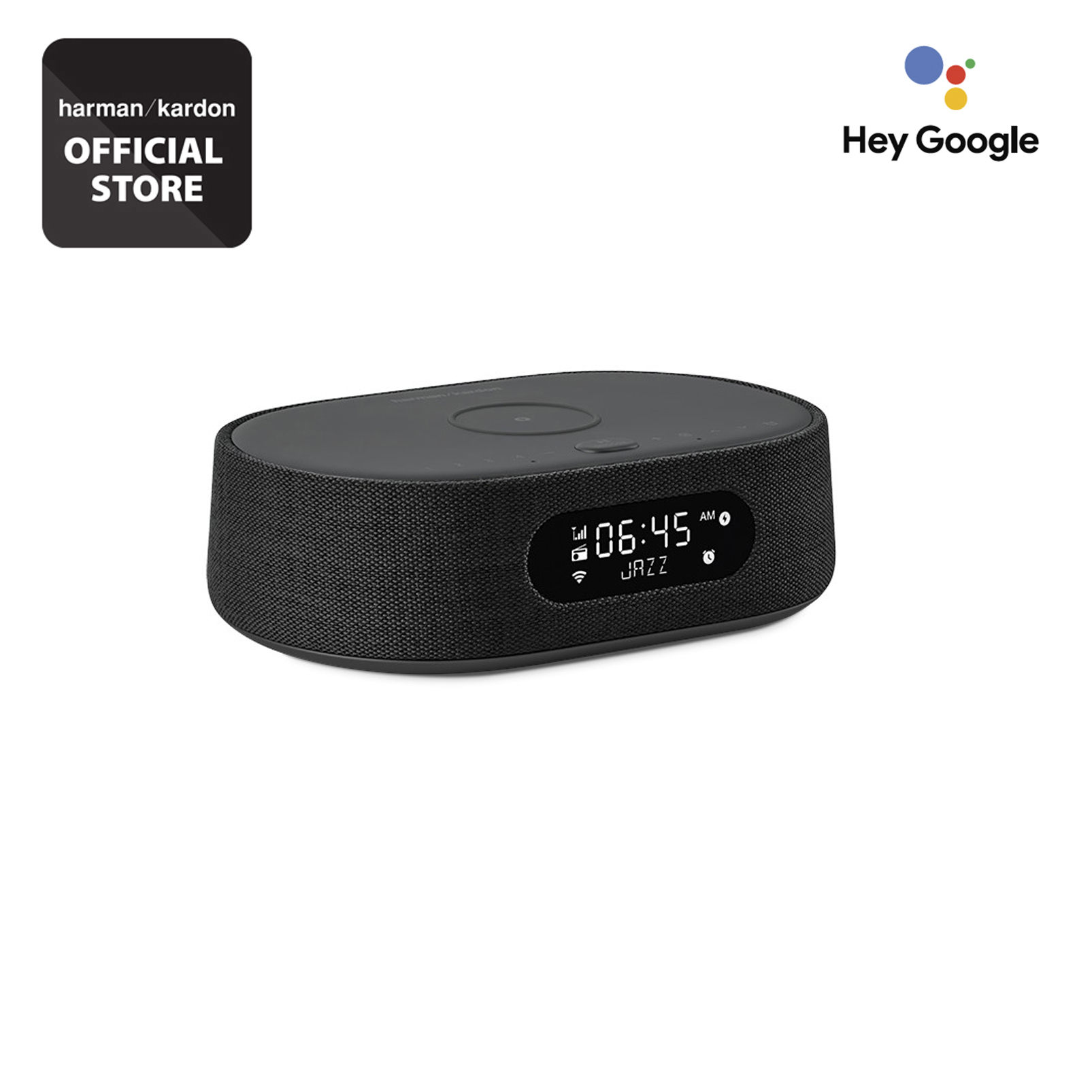 Harman Kardon Citation Oasis FM Voice-controlled speaker with clock radio and wireless phone charging