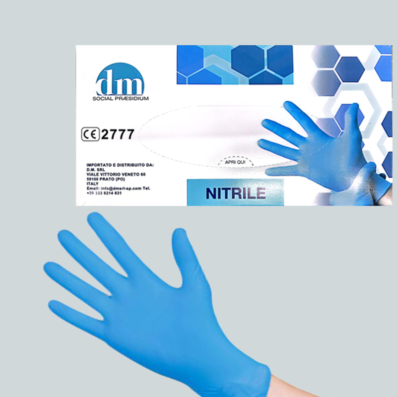 （100pcs)Disposable Gloves nitrile gloves medical nitrile glove cleaning supplier