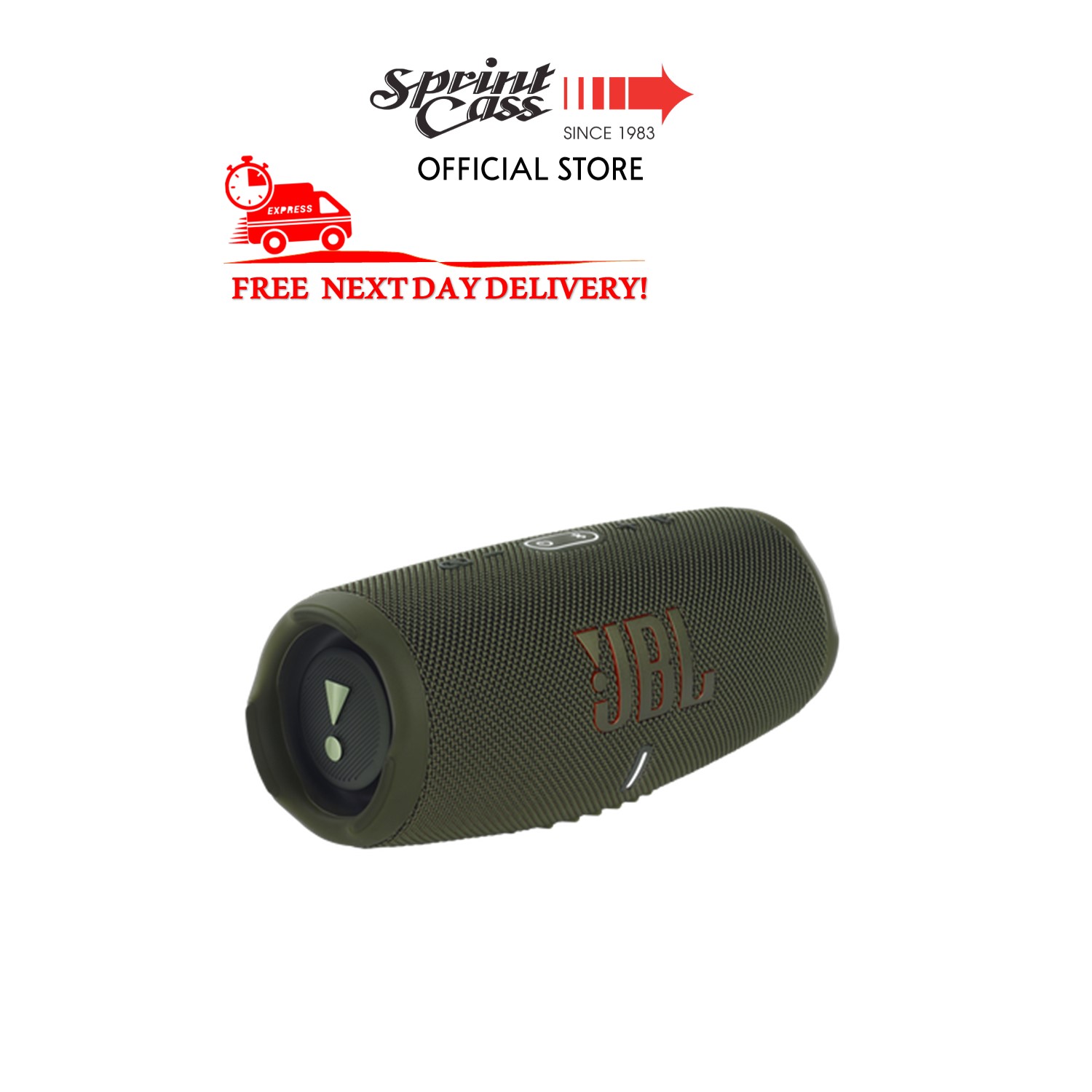 (NEXT DAY DELIVERY) JBL Charge 5 Portable Waterproof Speaker with Powerbank