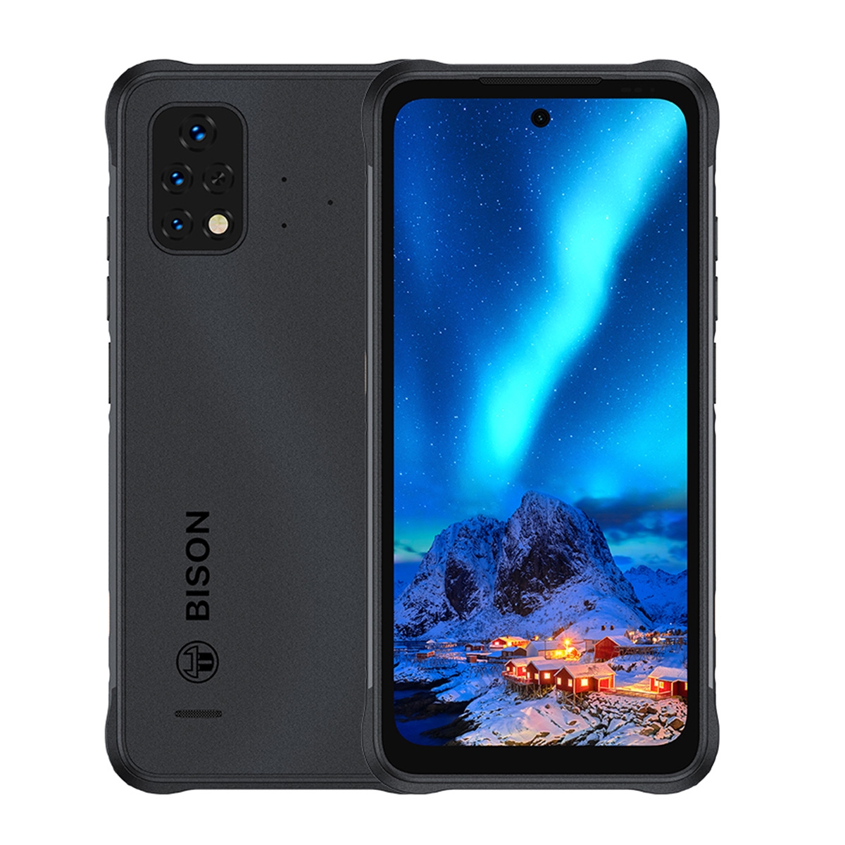 UMIDIGI BISON 2 Rugged Phone, 48MP Camera, 6GB+128GB, IP68/IP69K Waterproof Dustproof Shockproof, AI Triple Back Cameras,6150mAh,Fingerprint Identification,6.5 inch Android 12 OTG,NFC,Network:4G,Suppo