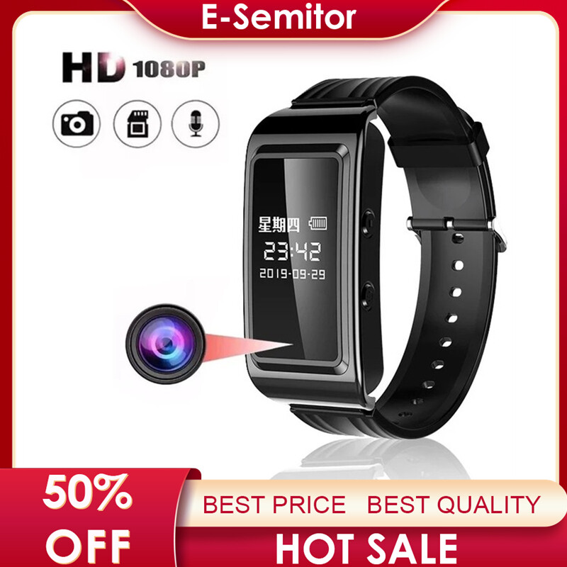 Camera Voice Recorder 2 IN 1】Original 1080p wireless Mini S-py Camera Hidden Digital Video Camera Smart Watch HD Video Recorder Sports Camera hidden camera connect to phone for bathroom body camera wa