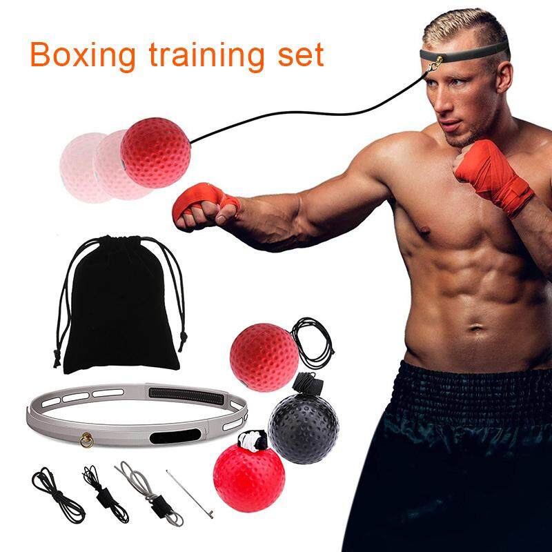 Bouncy Ball Fight Ball Boxing Equipment With Head Band For Reflex Speed Training Boxing Punch Muay Thai Exercise